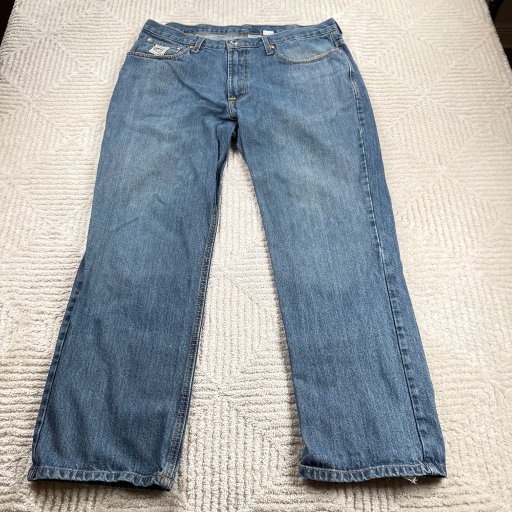 Cinch Jeans Mens 38x30 Blue Straight Leg Medium Wash Denim Western Work Cowboy